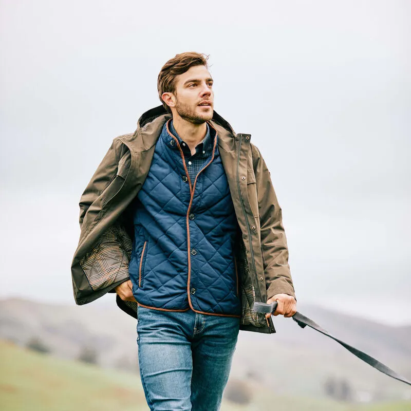 Ariat Mens Woodside Vest Navy-3